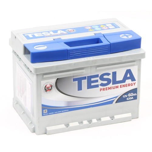 Аккумулятор Tesla Premium Energy 60 R (60 А·ч / 620 А) для легковых автомобилей