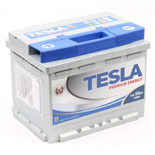 Аккумулятор Tesla Premium Energy 55 R (55 А·ч / 540 А) для легковых автомобилей