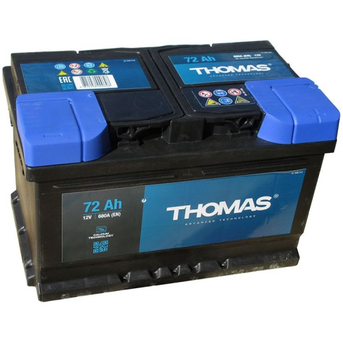 Аккумулятор Thomas 72Ah LB (72 А·ч / 720 А) для легковых автомобилей