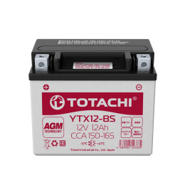 Аккумулятор для мототехники Totachi Moto YTX12-BS R AGM