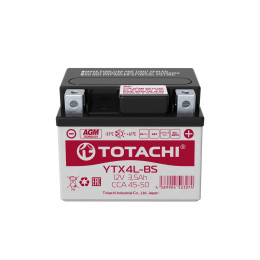 Аккумулятор для мототехники Totachi Moto YTX4L-BS L AGM