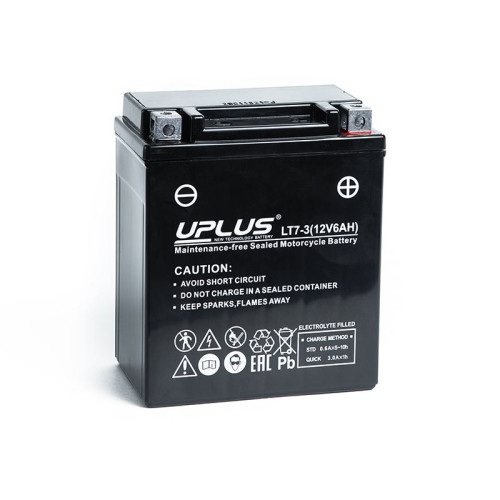 Аккумулятор для мототехники Uplus LT7-3 6Ah