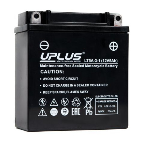 Аккумулятор для мототехники Uplus LT5A-3-1 5Ah