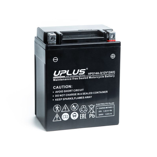 Аккумулятор для мототехники Uplus HPG14A-3 12Ah