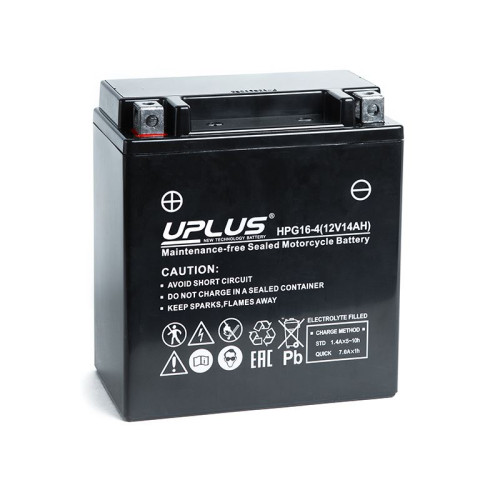 Аккумулятор для мототехники Uplus HPG16-4 14Ah