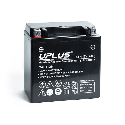 Аккумулятор для мототехники Uplus LT14-4 12Ah