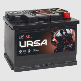 Аккумулятор для легковых автомобилей Ursa Extra Power 60 Ah