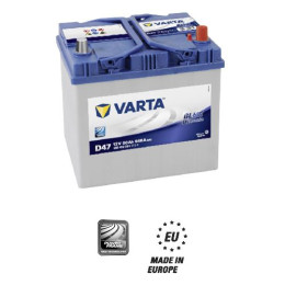 Аккумулятор VARTA Blue Dynamic D47 (60 А·ч / 540 А) для легковых автомобилей