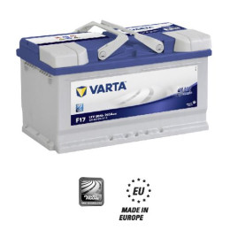 Аккумулятор VARTA Blue Dynamic F17 (80 А·ч / 740 А) для легковых автомобилей