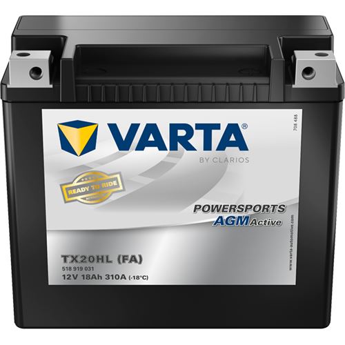 Аккумулятор для мототехники VARTA Powersports AGM Active TX20HL (FA)