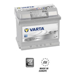 Аккумулятор VARTA Silver Dynamic C6 (52 А·ч / 520 А) для легковых автомобилей