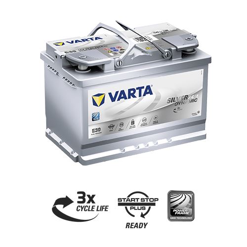 
Аккумулятор для легковых автомобилей VARTA Silver Dynamic AGM E39