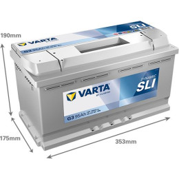 Аккумулятор VARTA Dynamic SLI G3 (95 А·ч / 800 А) для легковых автомобилей