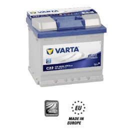 Аккумулятор VARTA Blue Dynamic C22 (52 А·ч / 470 А) для легковых автомобилей