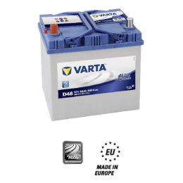 Аккумулятор VARTA Blue Dynamic D48 (60 А·ч / 540 А) для легковых автомобилей