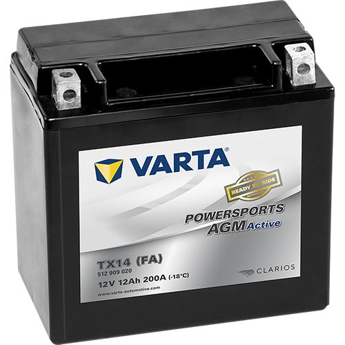 Аккумулятор для мототехники VARTA Powersports AGM Active TX14 (FA)