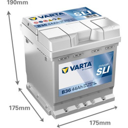 Аккумулятор VARTA Dynamic SLI B36 (44 А·ч / 420 А) для легковых автомобилей
