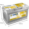 Аккумулятор VARTA Dynamic AGM A6 (80 А·ч / 800 А) для легковых автомобилей