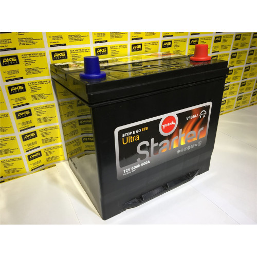 Аккумулятор Vesna Starter EFB Stop & go 60Ah R (60 А·ч / 600 А) для легковых автомобилей