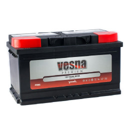 Аккумулятор Vesna Premium 85Ah 800A (85 А·ч / 800 А) для легковых автомобилей