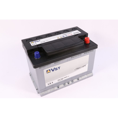 Аккумулятор VST стандарт 574300068 (74 А·ч / 680 А) для легковых автомобилей