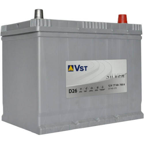 Аккумулятор VST Silver Asia 577401070 77Ah (74 А·ч / 700 А) для легковых автомобилей