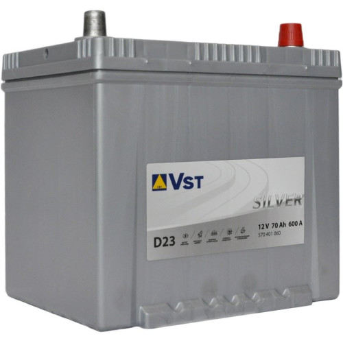 Аккумулятор VST Silver Asia 570401060 70Ah (70 А·ч / 600 А) для легковых автомобилей