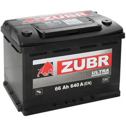 Аккумулятор Zubr Ultra 66Ah (66 А·ч / 640 А) для легковых автомобилей