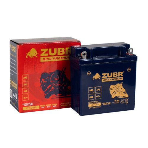 Аккумулятор для мототехники Zubr Bike Premium YB5L-BS