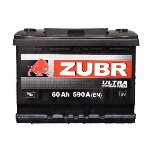 Аккумулятор Zubr Ultra 60Ah (60 А·ч / 590 А) для легковых автомобилей